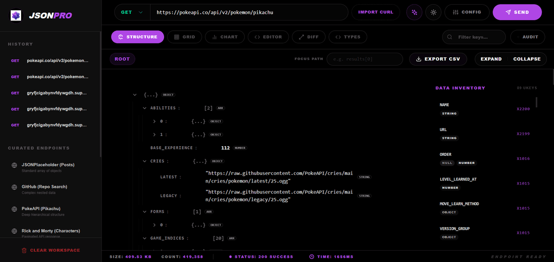 JSONPro Developer Tooling Platform